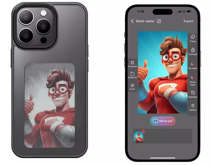 墨水屏手機(jī)殼 墨水屏手機(jī)殼